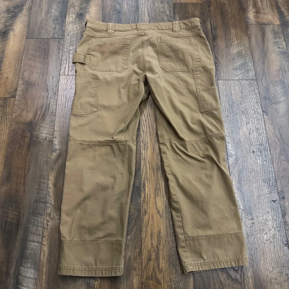 Noble Outfitters Mens‎ Work Pants 38x30 Brown Canvas Utility Carpenter Ranch